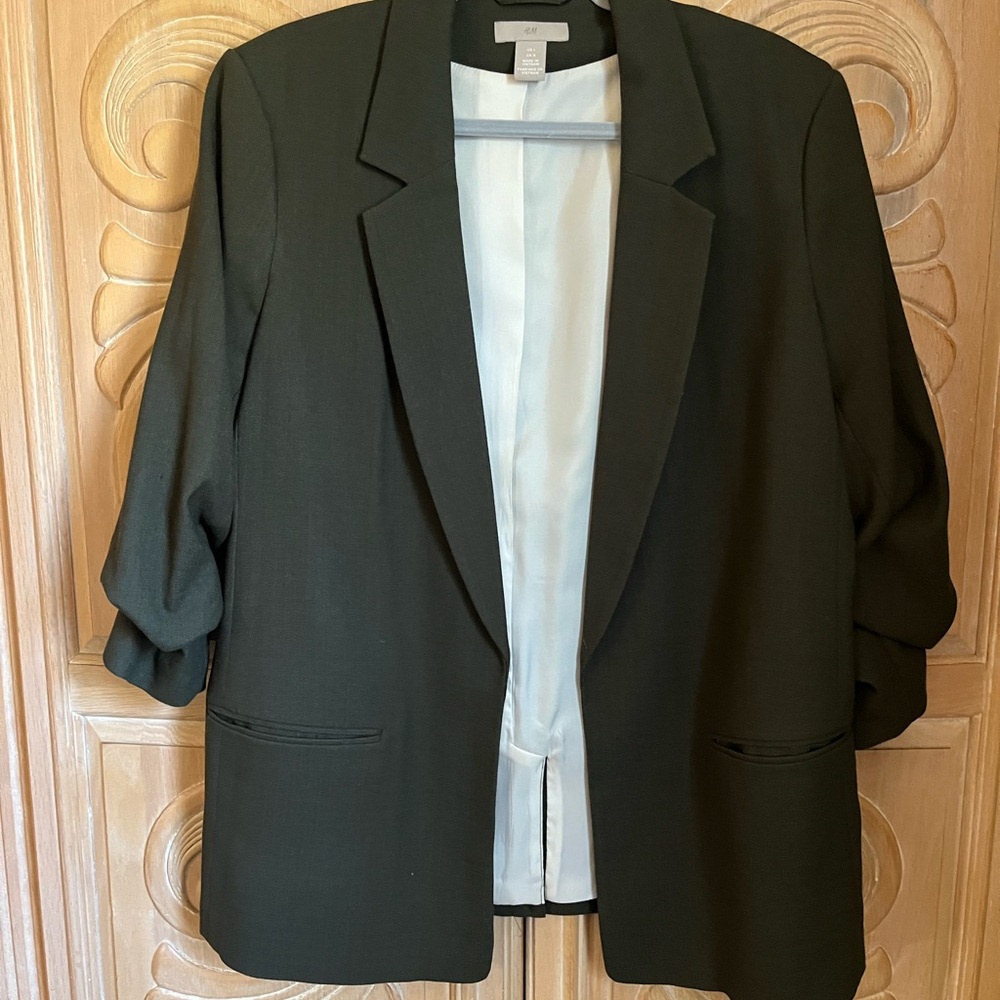 H&M Dark Green Blazer